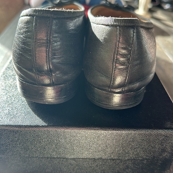 Chanel Leather & Patent Toe Vintage Ballerina Flats - Picture 16 of 16